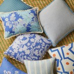 Bonnie and Neil | Cushion 60x40cm | Marigold Blue